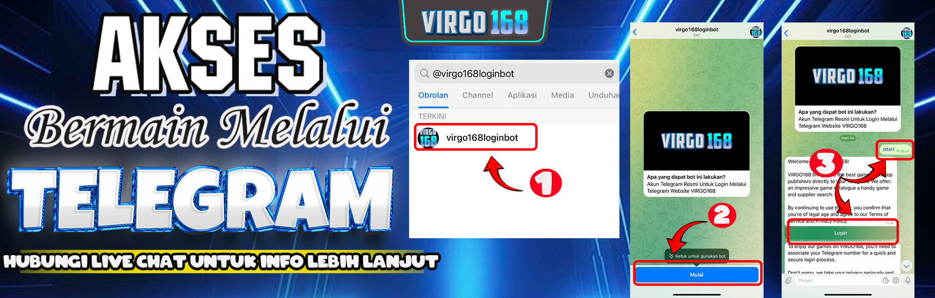 AKSES LOGIN MUDAH MELALUI TELEGRAM